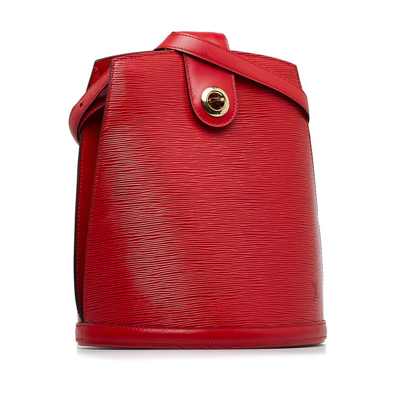 Louis Vuitton Epi Clooney Shoulder Bag M52257 Castilian Red Leather  Louis Vuitton