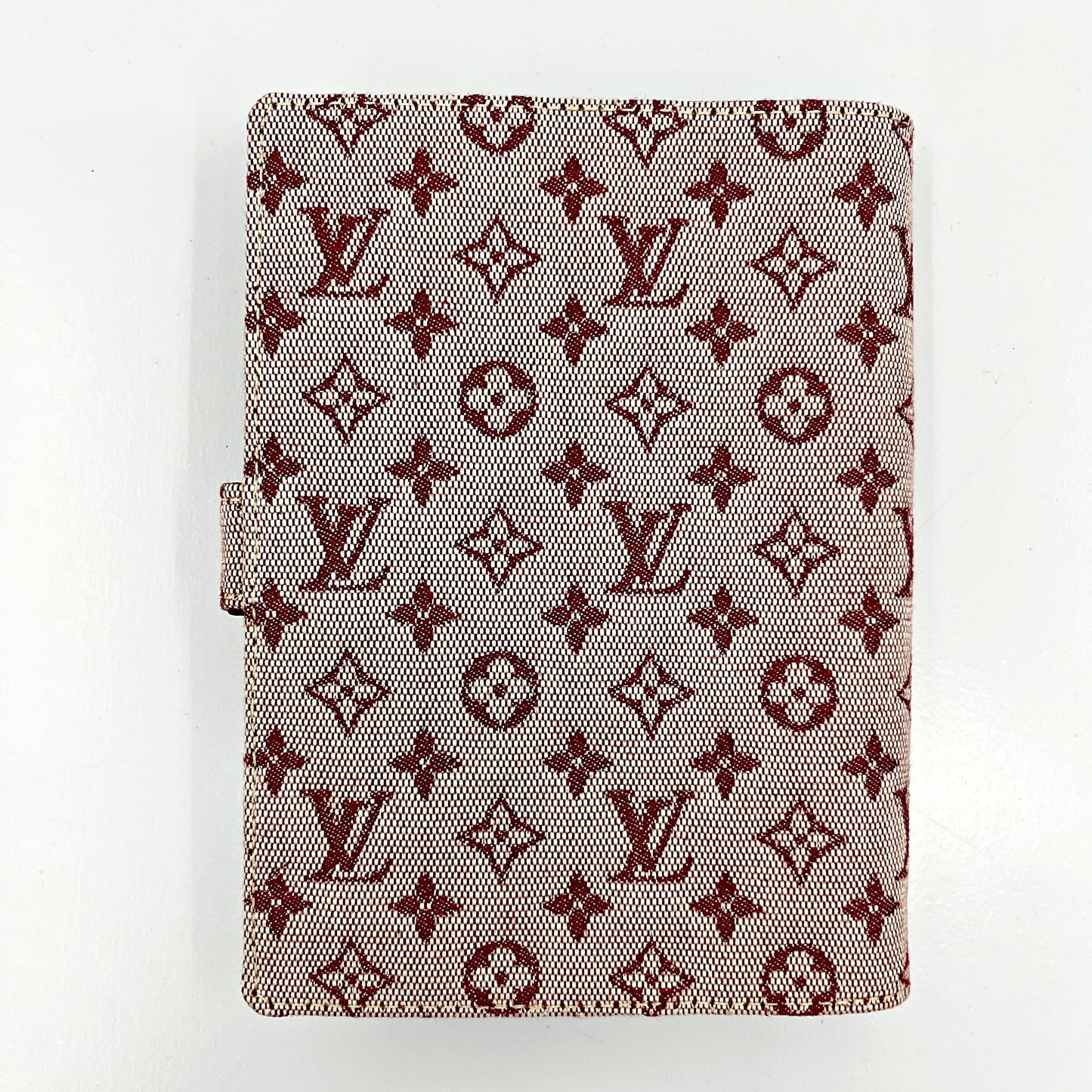 Louis Vuitton Cherry Mini Lin Canvas Small Ring Agenda PM Cover lv6612bf