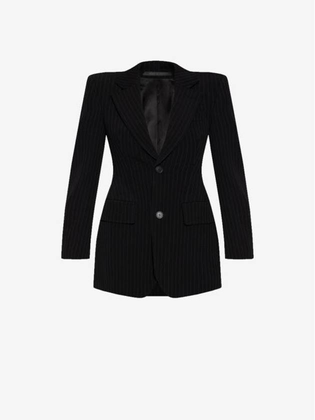 Luxury Balenciaga Trending 2025 Women's Hourglass Blazer Jacket Black
