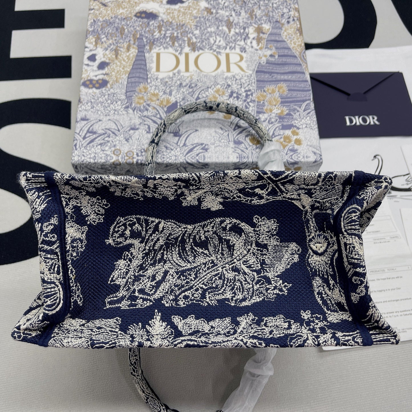 Top Quality Small Book Tote Blue, For Women, Womens Handbags 26.5cm/10.5in CD M1265ZRGO_M928
