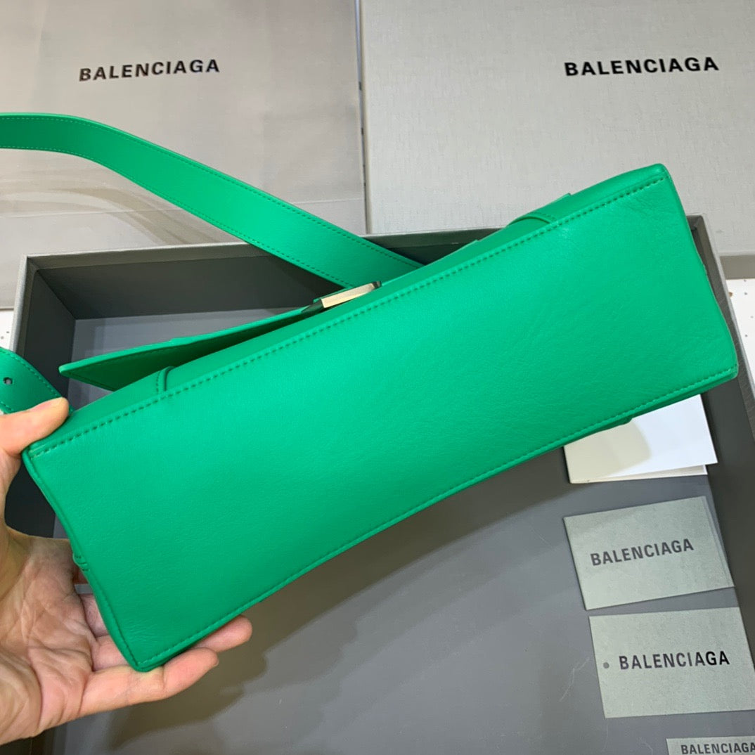 Top Quality Downtown Small Shoulder Bag In Green, For Women,  Bags 11.8in/30cm