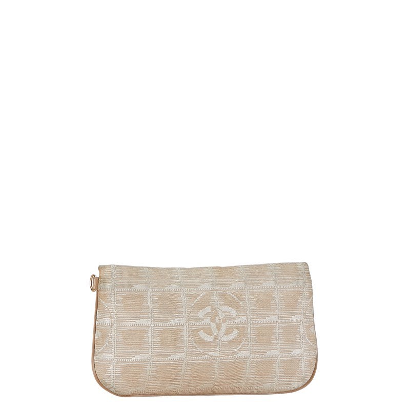 Chanel  Loveel Line Coco Porterait Beige Canvas Leather  CHANEL