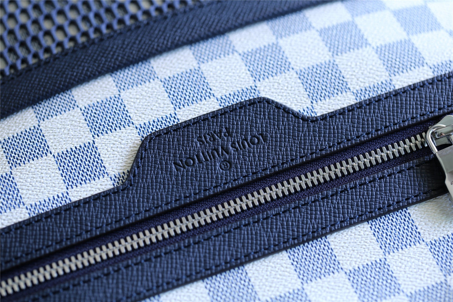 Top Quality Matchpoint Backpack Damier Azur For Men, Bags 17in/43cm Top Quality N40018