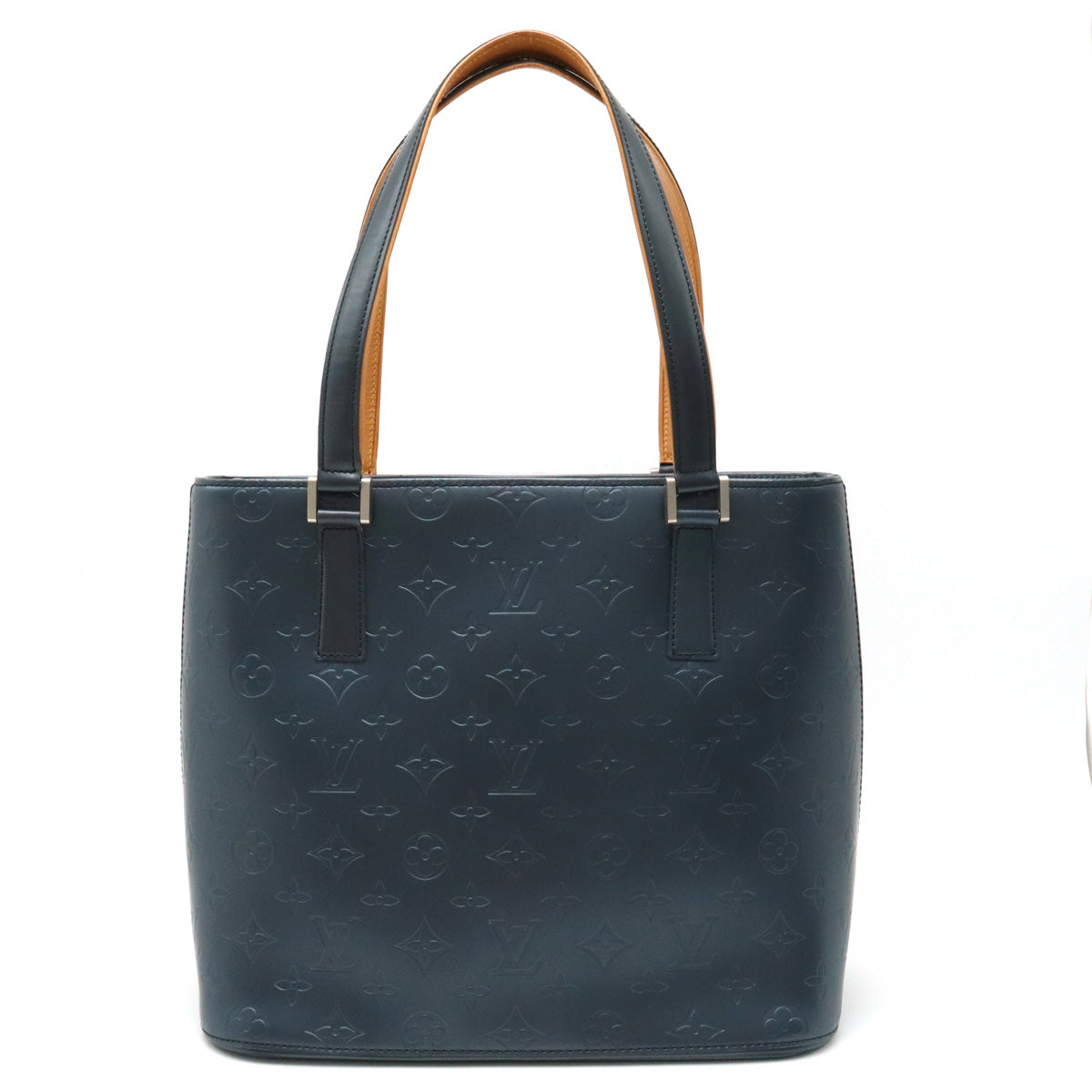 LOUIS VUITTON Louis Vuitton Monogram Mat Stockton  Bag Semi-sholder shoulder shoulder blue M55115