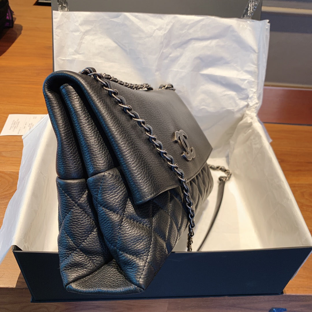 CHLFlap Bag With Top Handle Black Bag For Women 32cm/12.5in