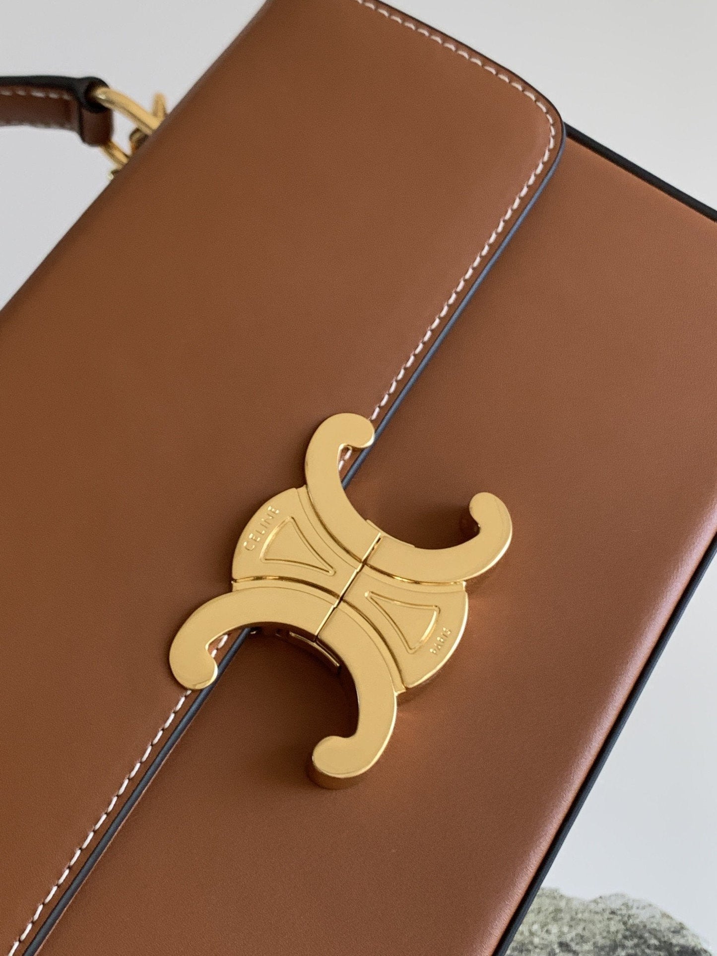 Top Quality Box Triomphe Bag Brown For Women 9in/22cm 199993BFN.04LU