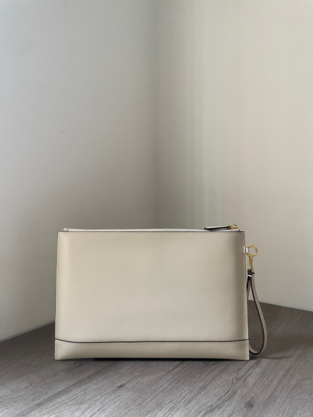 Top QualityTop Quality Flat Pouch White Large Pouch Bag For Woman 34cm/13in 8N0178AC9LF0K7E