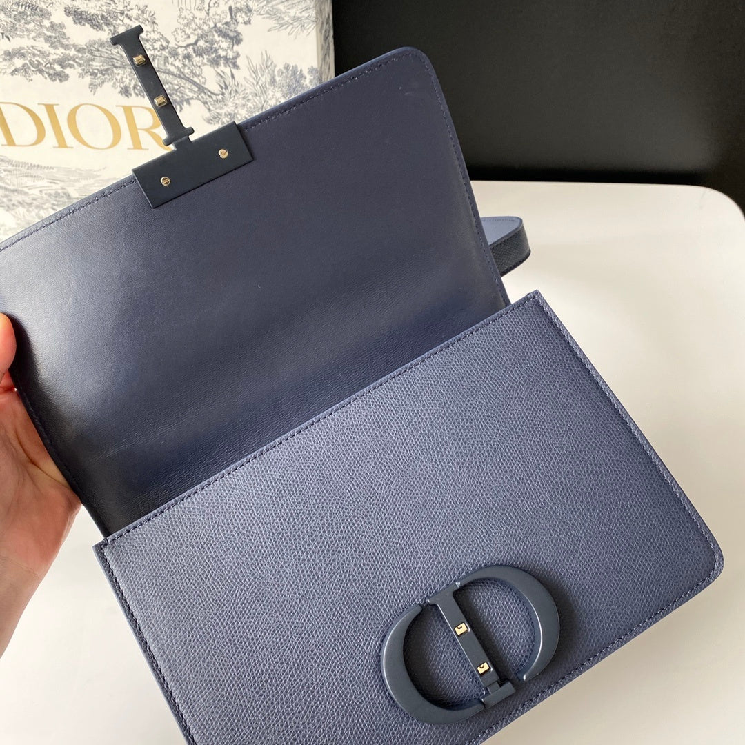 Top Quality Azure Blue GraTop Qualityent Handle Bag For Women 24cm/9.5in CD