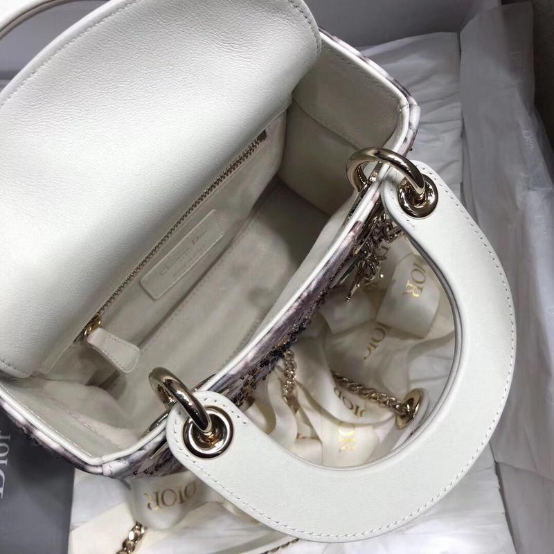 Top Quality MeTop Qualityum Lady JarTop Qualityn De MiTop Quality Bag Multicolor Beige Black For Women 9.5in/24cm CD