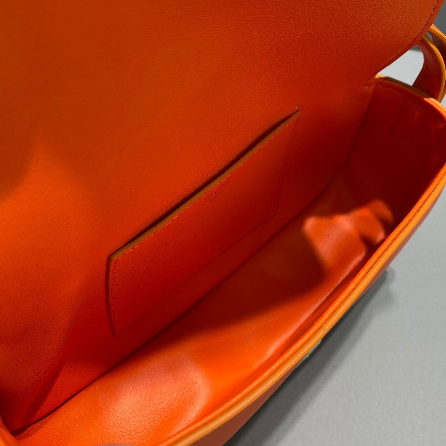 Top Quality Clutch On Strap Orange For Women 7in/18cm