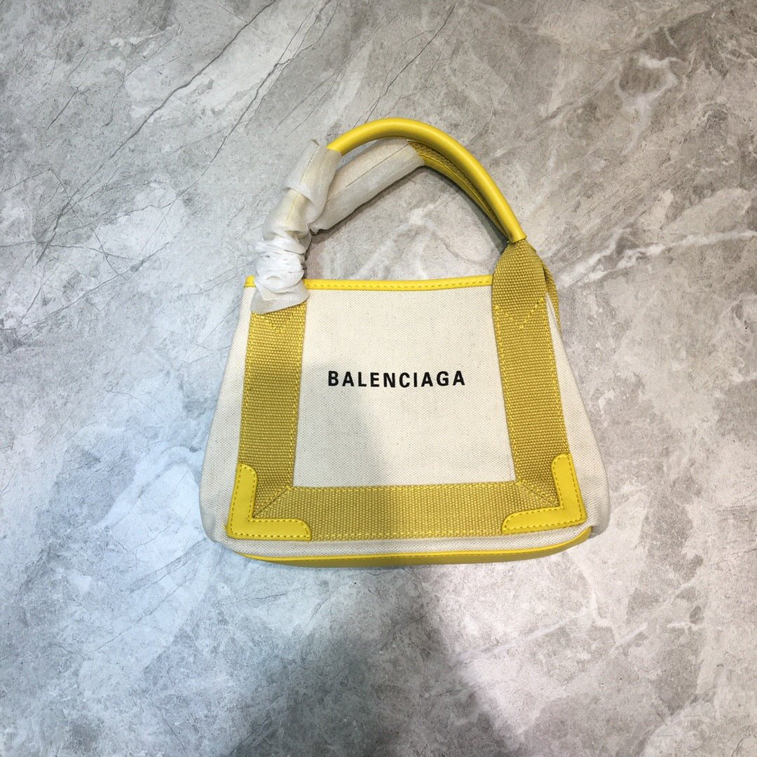 Top Quality Navy XS Tote Bag In Yellow, For Women,  Bags 12.6in/32cm