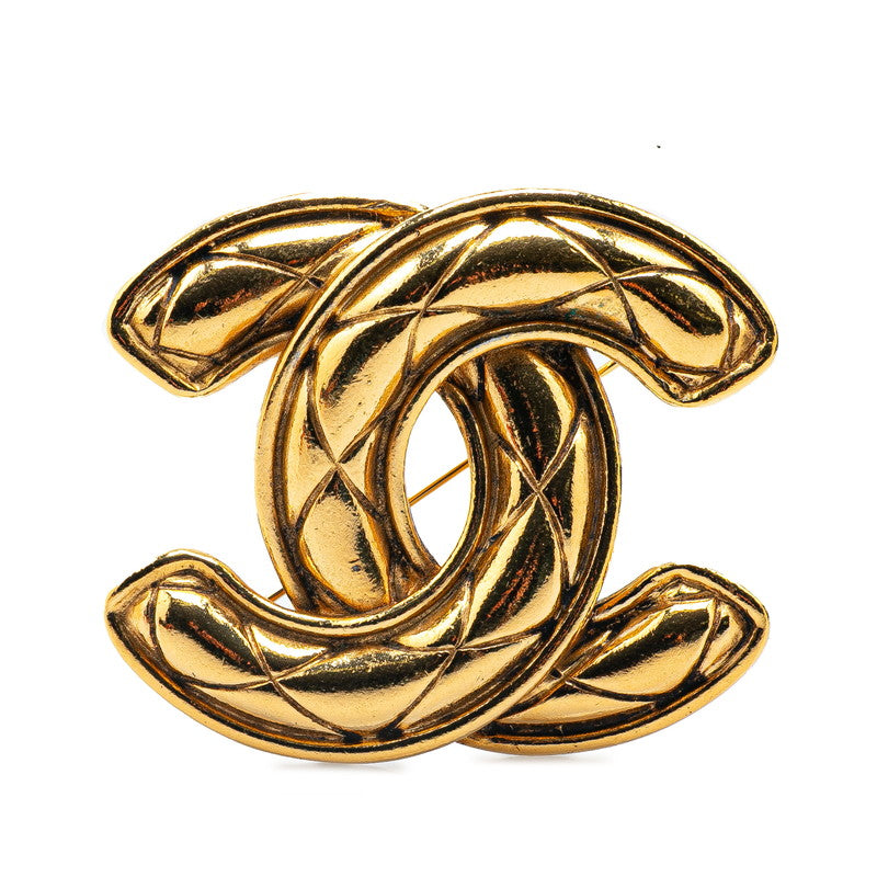 Chanel Coco Mark Matelasse Brooch