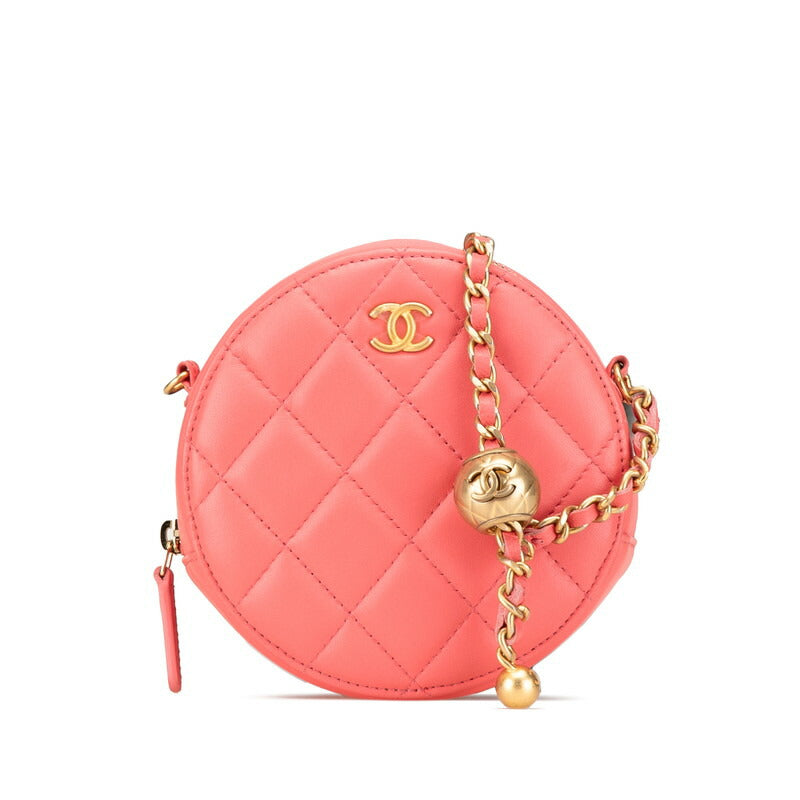 Chanel Coco Mark Matelasse Lambskin Shoulder Bag
