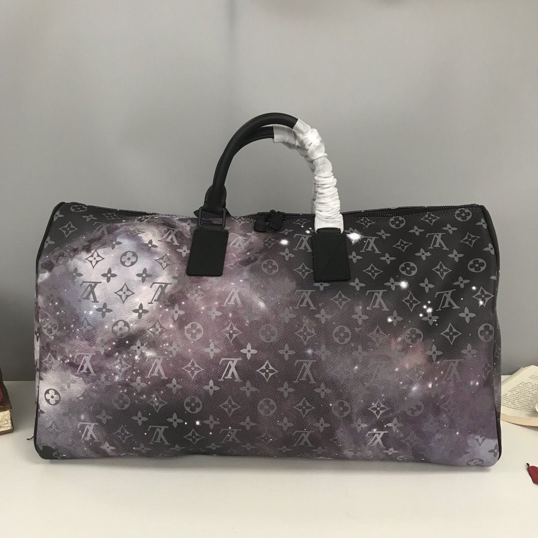Top Quality Keepall Bandouliere 50 Monogram Galaxy Canvas For Women, Travel Bags 19.7in/50cm Top Quality