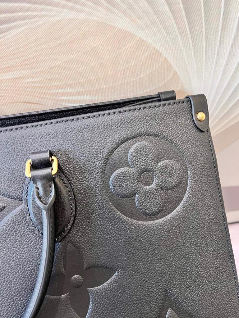 Top Quality Onthego GM Monogram Empreinte Tote Bag Black For Women 41cm Top Quality M44925