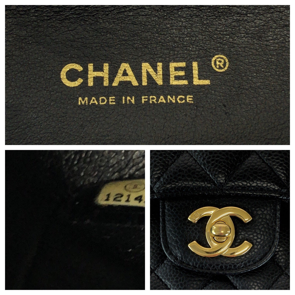 Chanel Matelasse Caviar Skin Chain Shoulder Bag