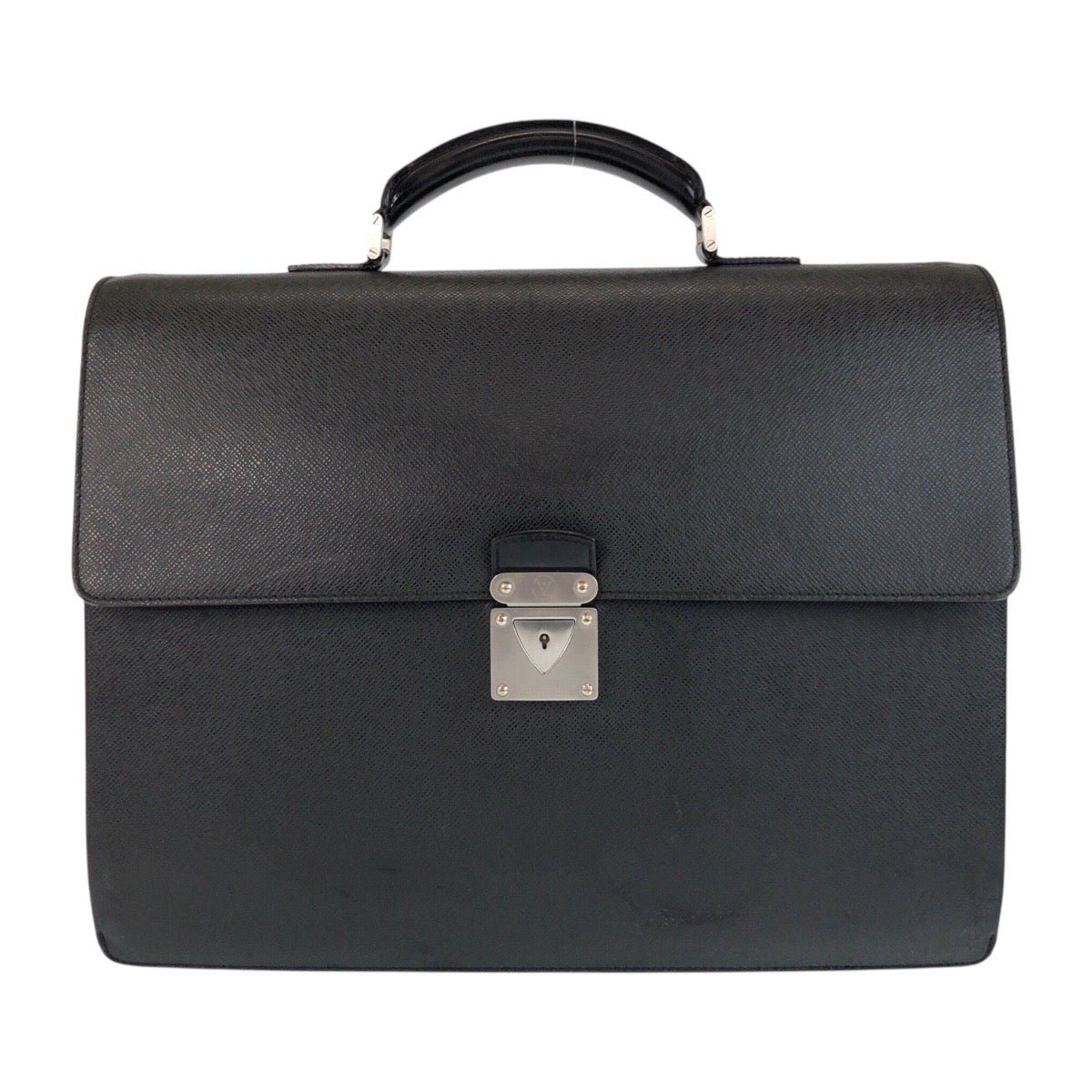 LOUIS VUITTON Business bag M31052 leather Ardoise Black SilverMetal Business bag briefcase Taiga Robusto 1 mens  d