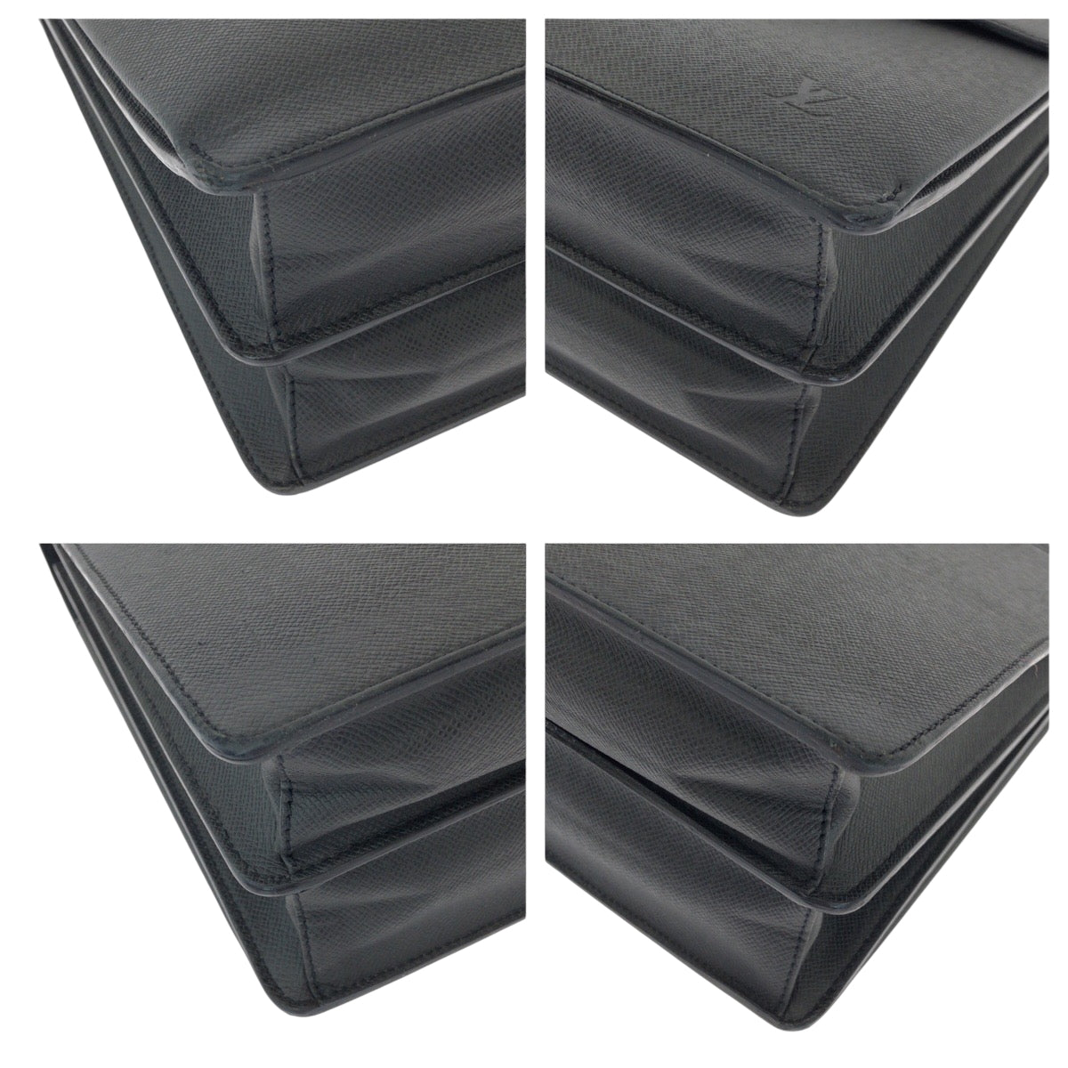 LOUIS VUITTON Business bag M31052 Taiga Aldoise black Business bag handbag Taiga Robusto 1 mens  d