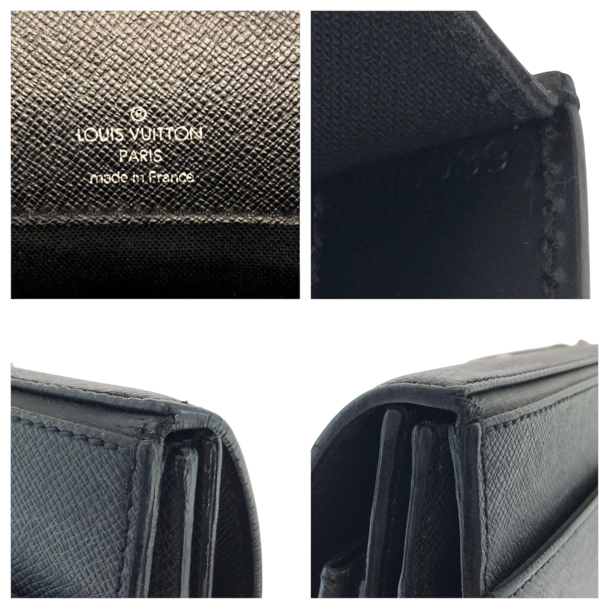 LOUIS VUITTON Business bag M31052 Taiga Aldoise black Business bag handbag Taiga Robusto 1 mens  d
