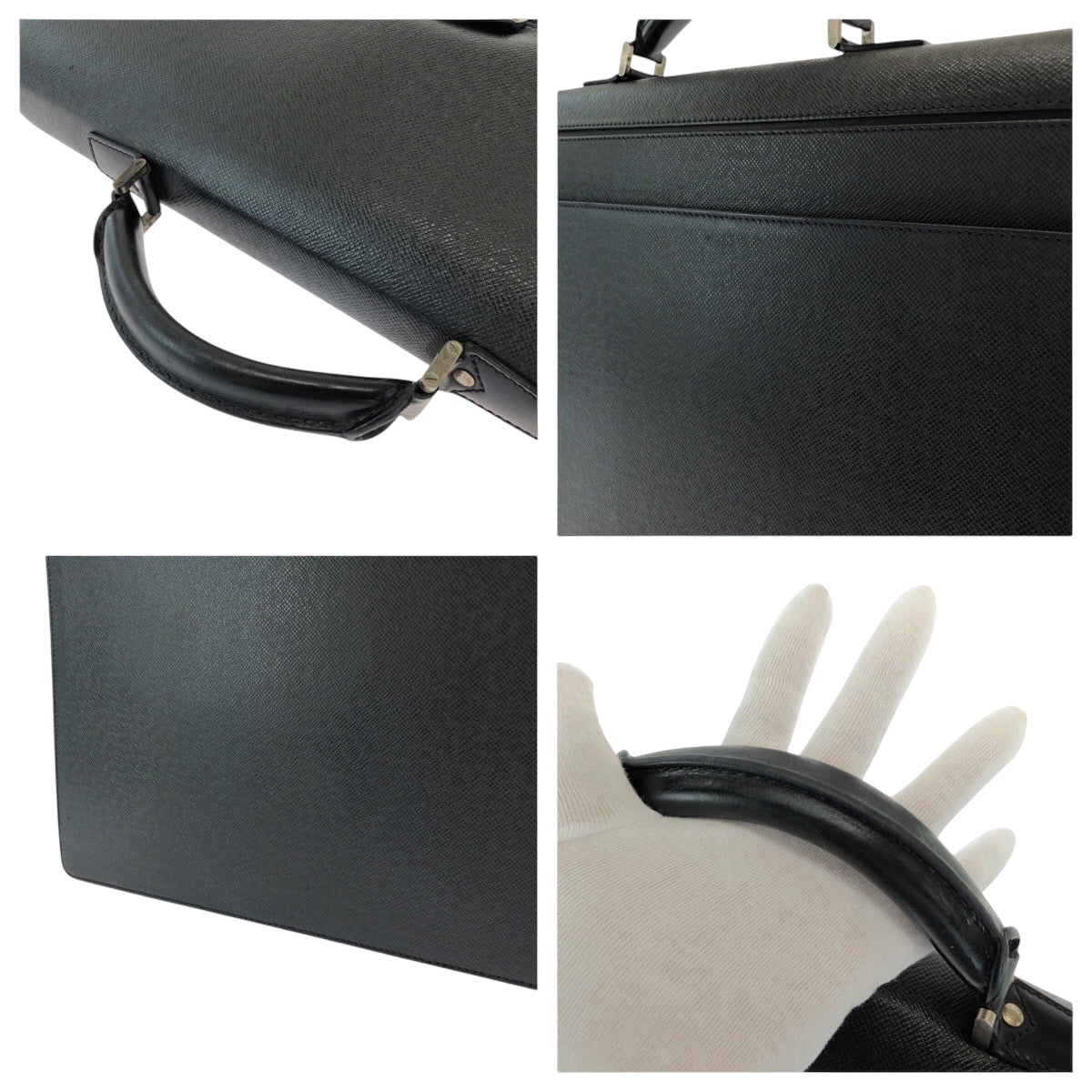 LOUIS VUITTON Business bag M31052 Taiga Aldoise black Business bag handbag Taiga Robusto 1 mens  d