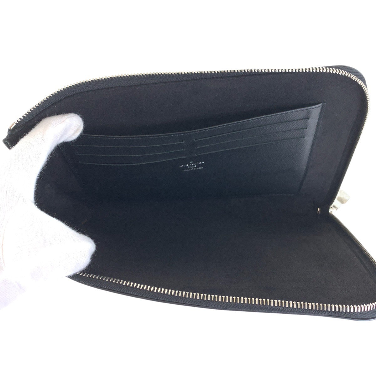 LOUIS VUITTON Clutch bag M62646 leather black Clutch bag business bag Epi Pochette Jules PM mens  d