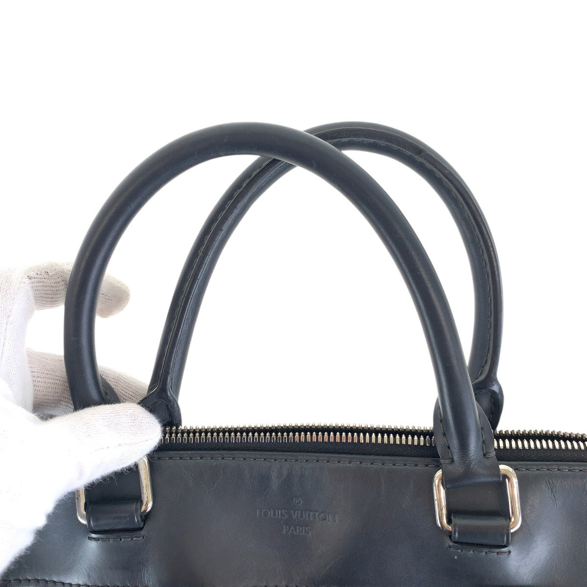 LOUIS VUITTON Business bag N48260 PVC, Leather Black SilverMetal Business bag Briefcase 2way Damier Graphite Porto Documentaion NM mens  d