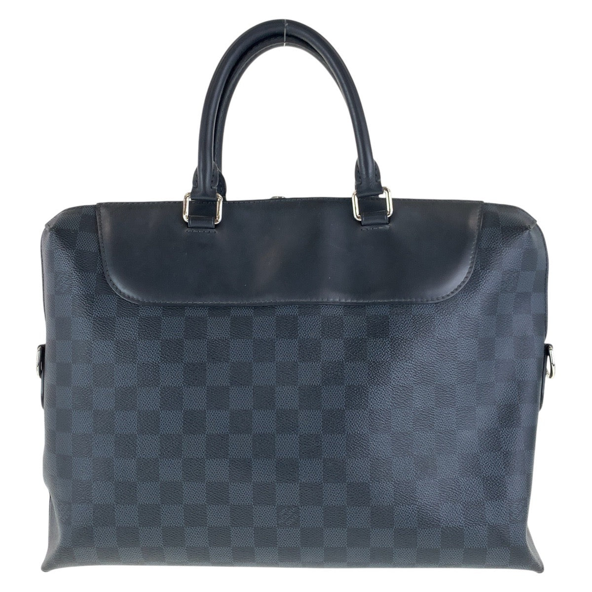 LOUIS VUITTON Business bag N48260 PVC, Leather Black SilverMetal Business bag Briefcase 2way Damier Graphite Porto Documentaion NM mens  d