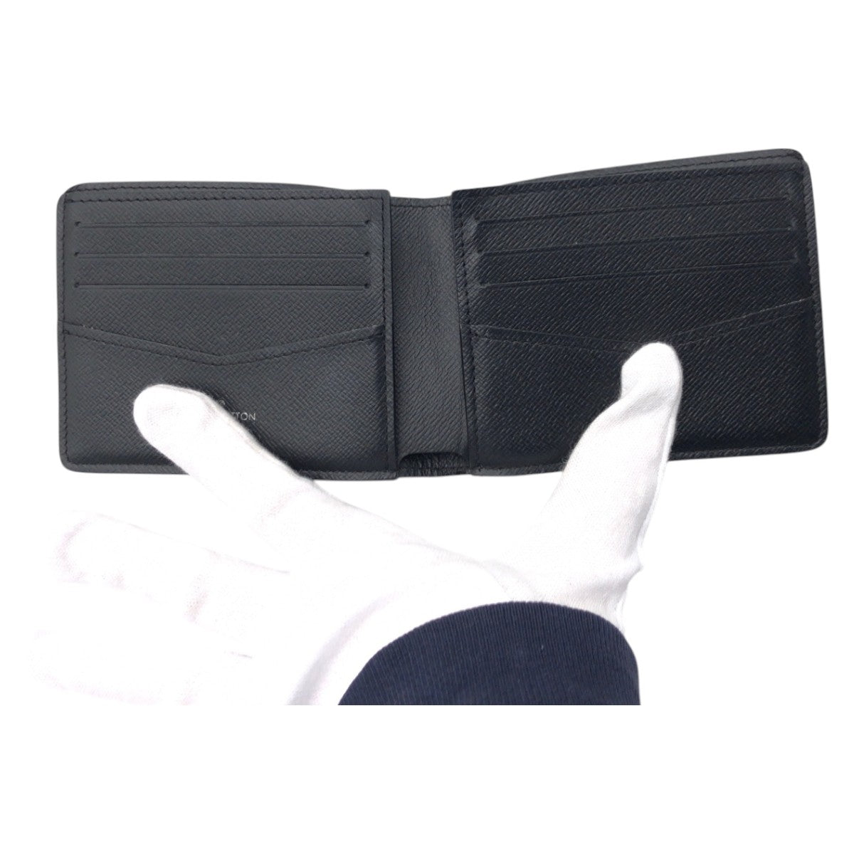 LOUIS VUITTON Bifold Wallet M62294 PVC Black black Bifold Wallet Compact Wallet Monogram Portefeuille Slender mens  d