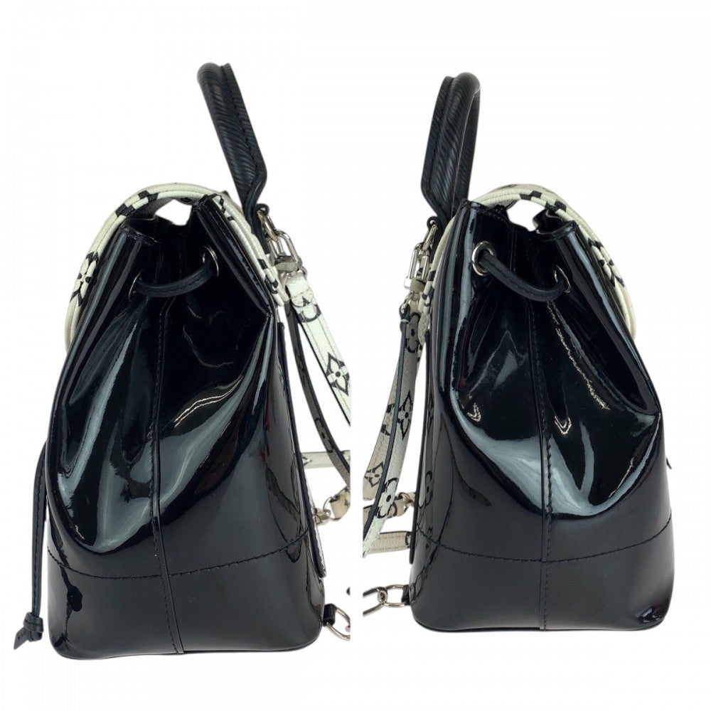 LOUIS VUITTON Backpack M53637 Vernis Black White Backpack Backpack Vernis Monogram Hot Springs Women  d