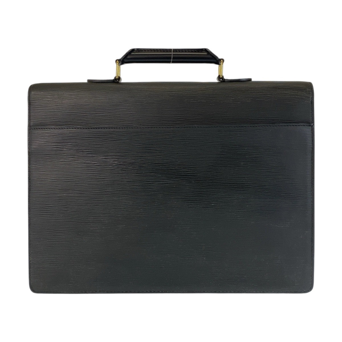 LOUIS VUITTON Business bag M54422 leather Black GoldMetal Business bag briefcase Epi Serviet Conseiller mens  d