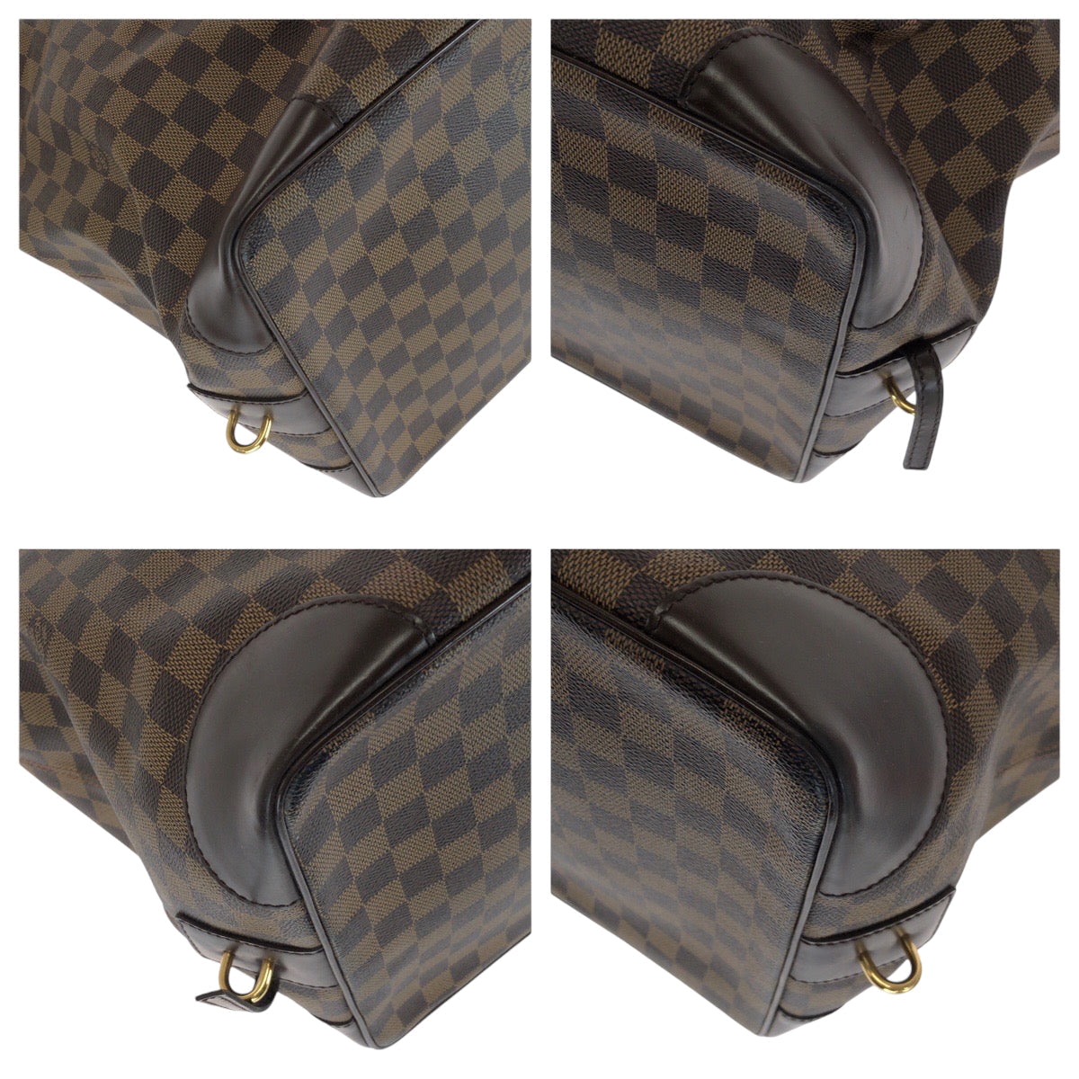 LOUIS VUITTON Boston Duffel bag N41537 PVC Brown Boston Duffel bag Handbag Damier Vaslab Women  d