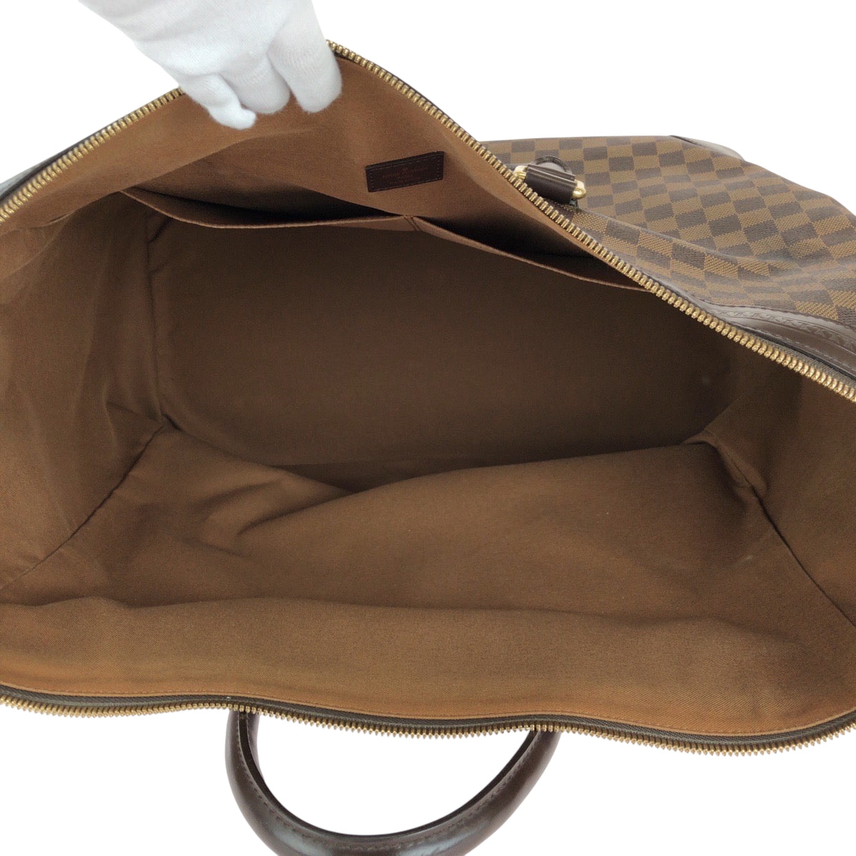 LOUIS VUITTON Boston Duffel bag N41537 PVC Brown Boston Duffel bag Handbag Damier Vaslab Women  d