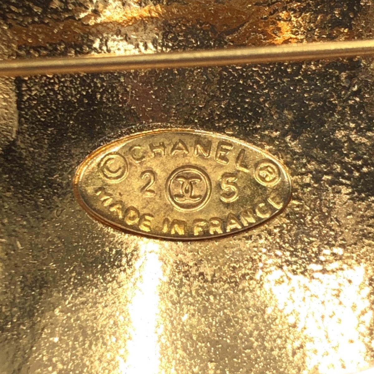 Chanel Coco Mark Matelasse Brooch
