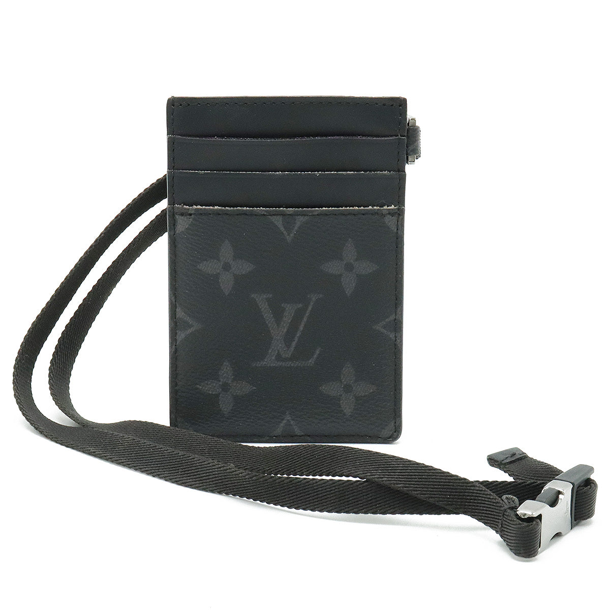 LOUIS VUITTON Louis Vuitton Monogram Eclipse Card Folder Holder Card Case M61690