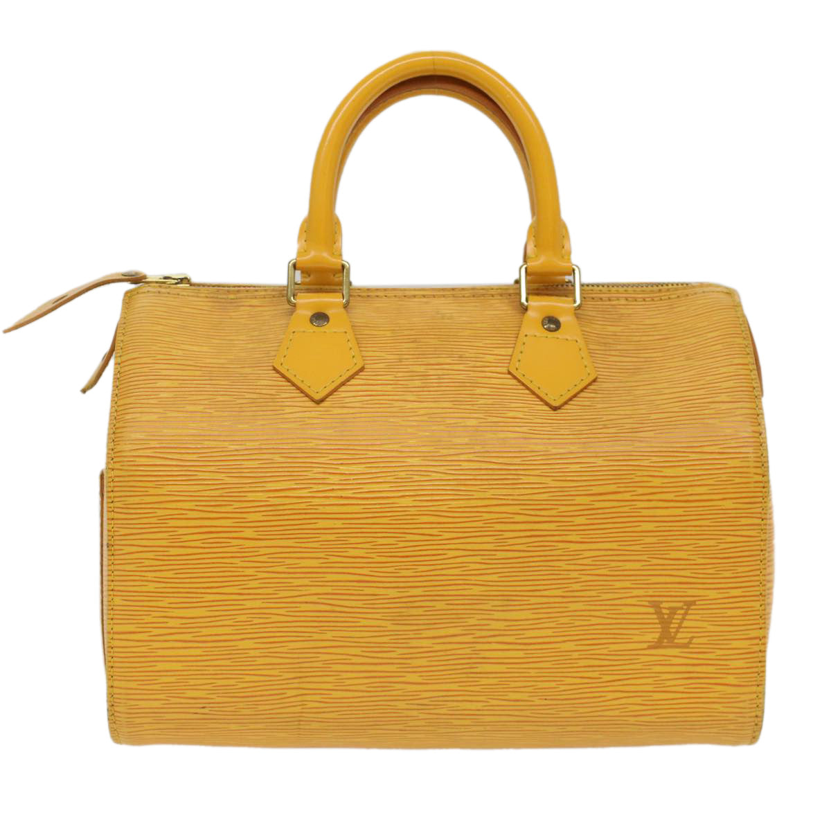 LOUIS VUITTON Epi Speedy 25 Hand Bag Tassili Yellow M43019 LV Auth 50100