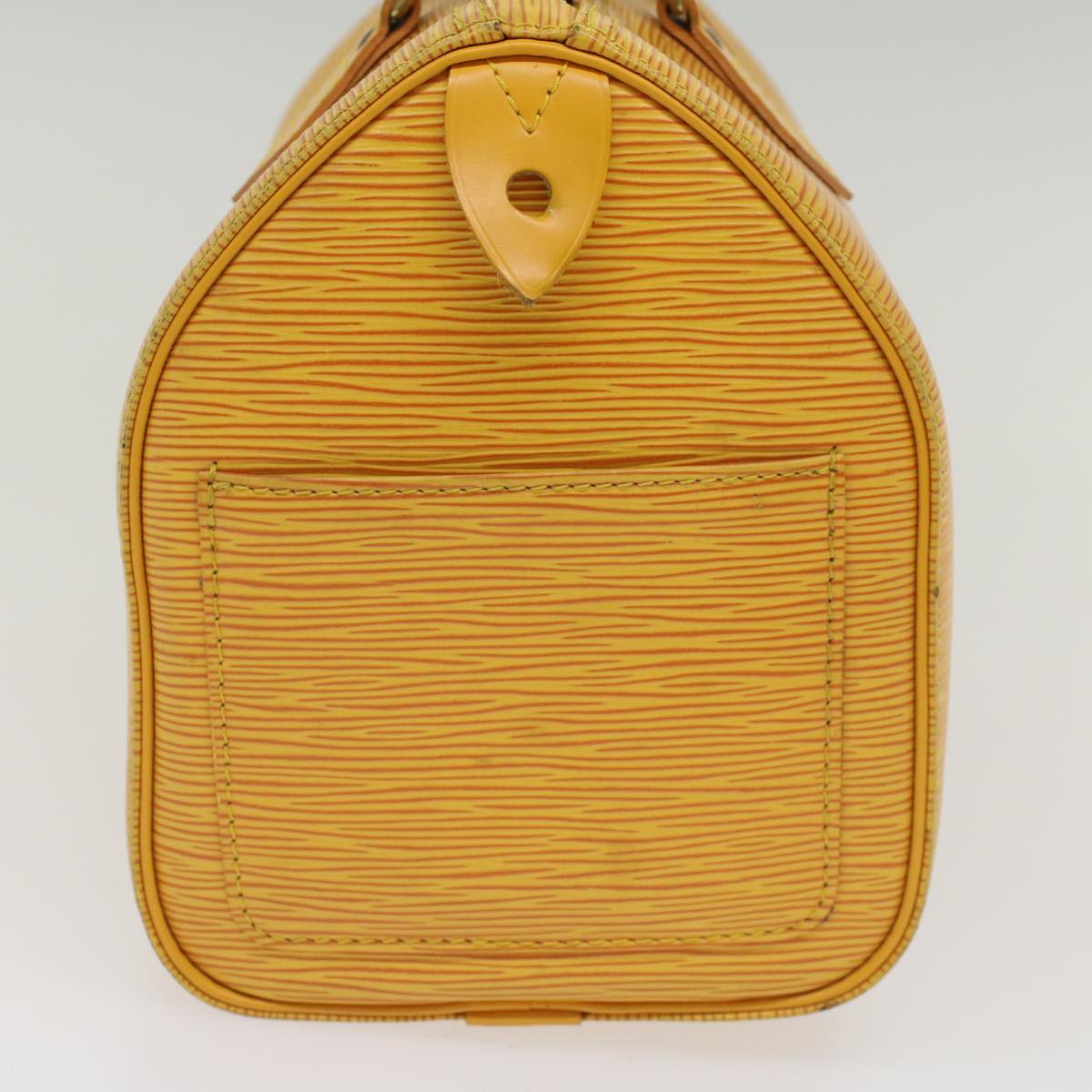 LOUIS VUITTON Epi Speedy 25 Hand Bag Tassili Yellow M43019 LV Auth 50100