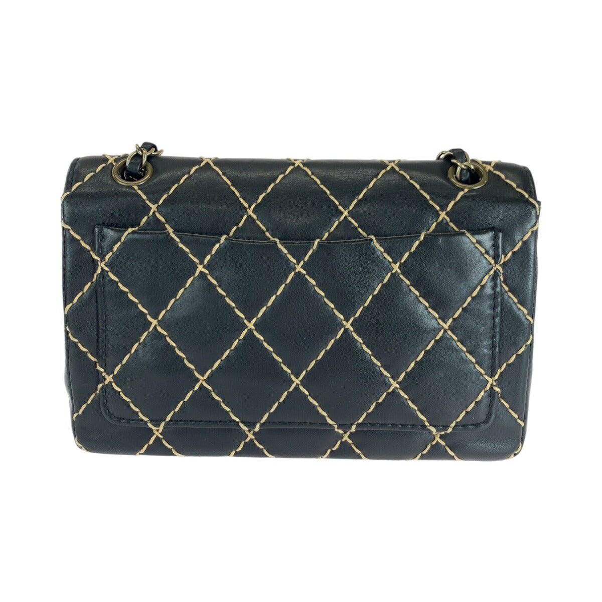 Chanel Wild Stitch Lambskin Shoulder Bag
