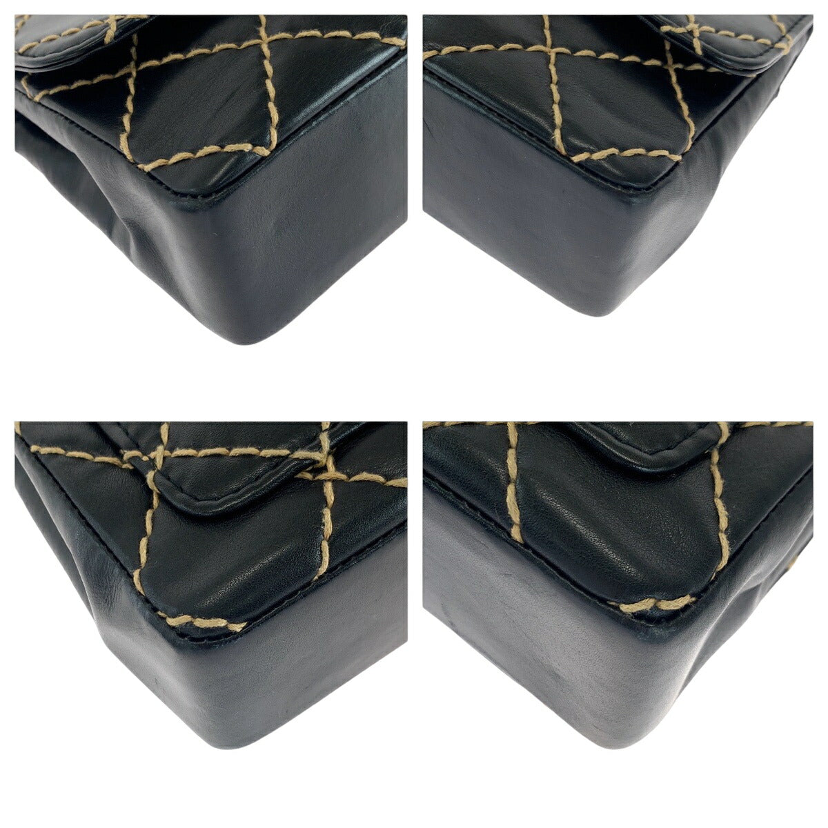 Chanel Wild Stitch Lambskin Shoulder Bag