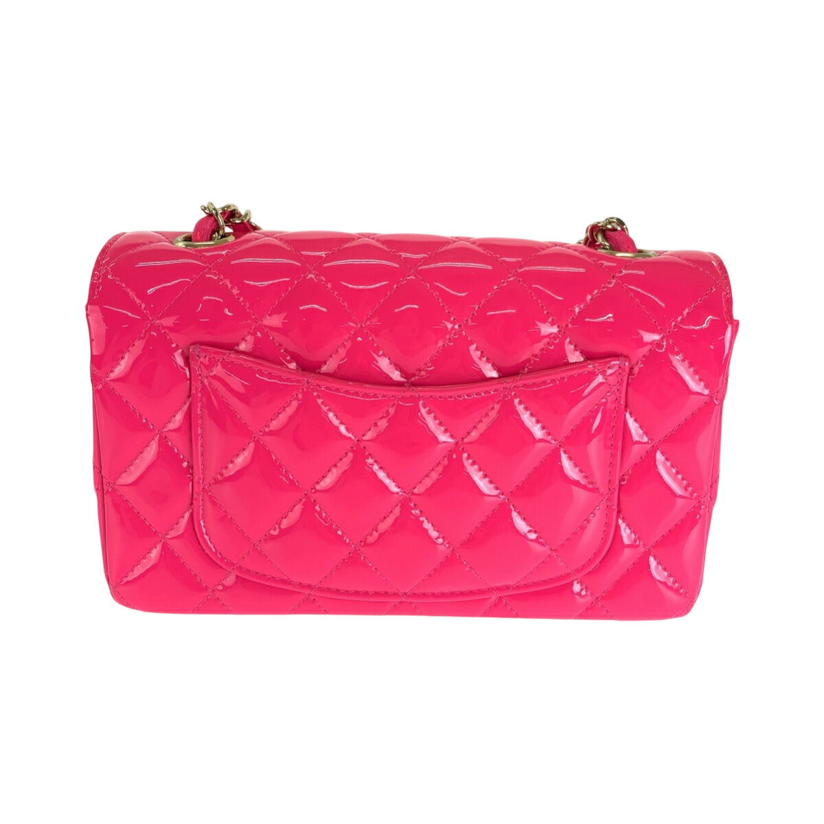 Chanel Matelassé Patent Leather Shoulder Bag