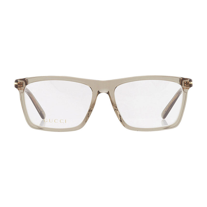 Gucci Eyeglasses Square Full Rim, Black Frame and Clear Demo Lenses Lens GG1445O001