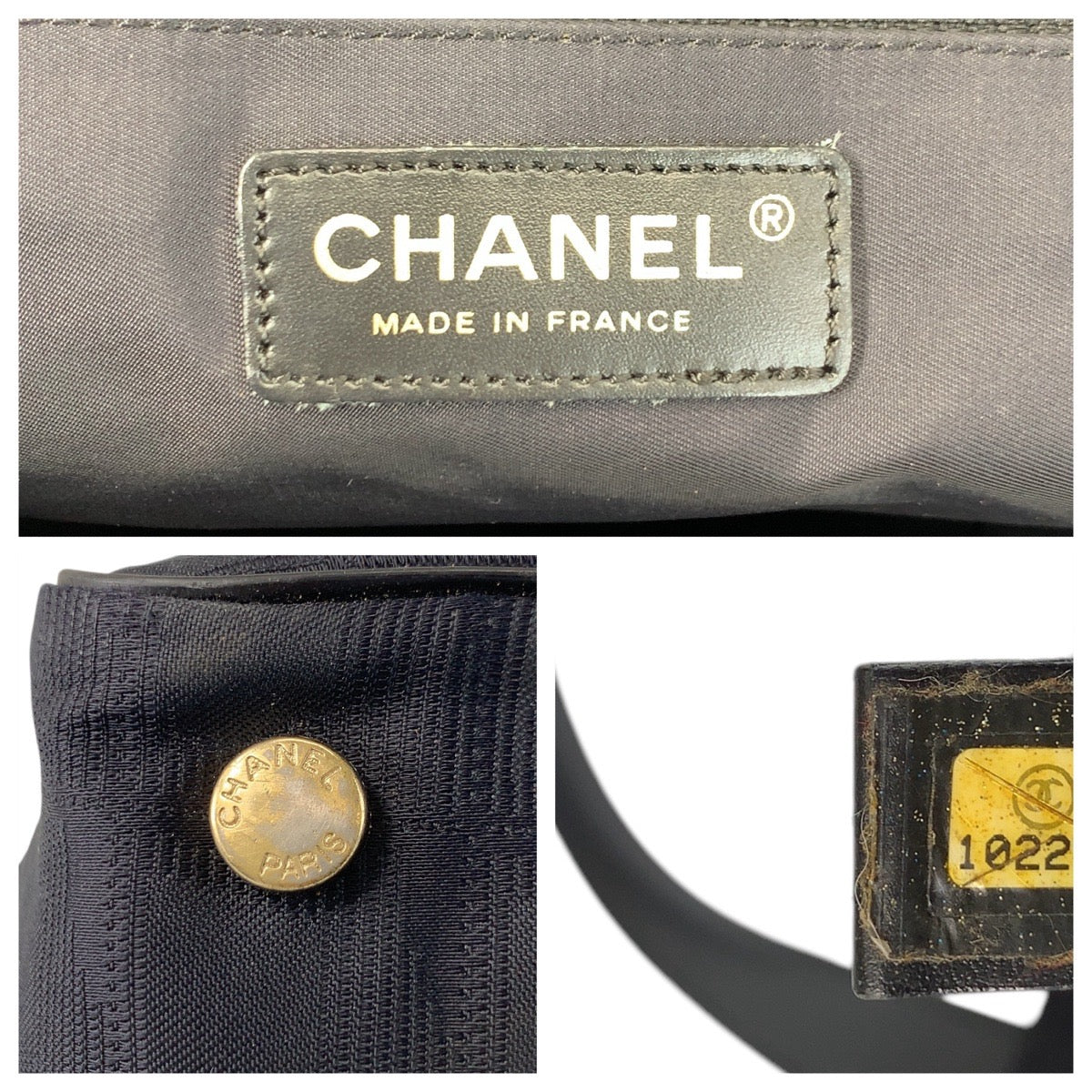 Chanel Nylon/Leather New Travel Line 2way bag 1022****