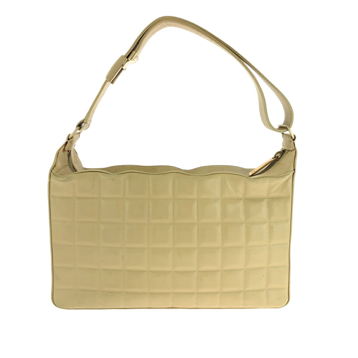 Chanel Coco Mark Choco Bar Lambskin 2way Shoulder Bag Handbag