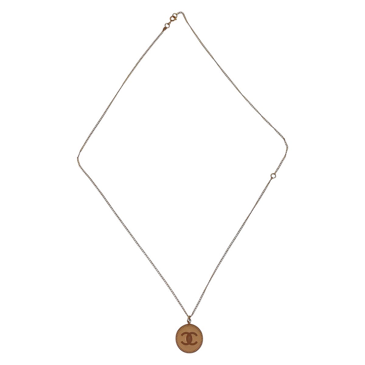 Chanel Metal Coco Mark Necklace 06P