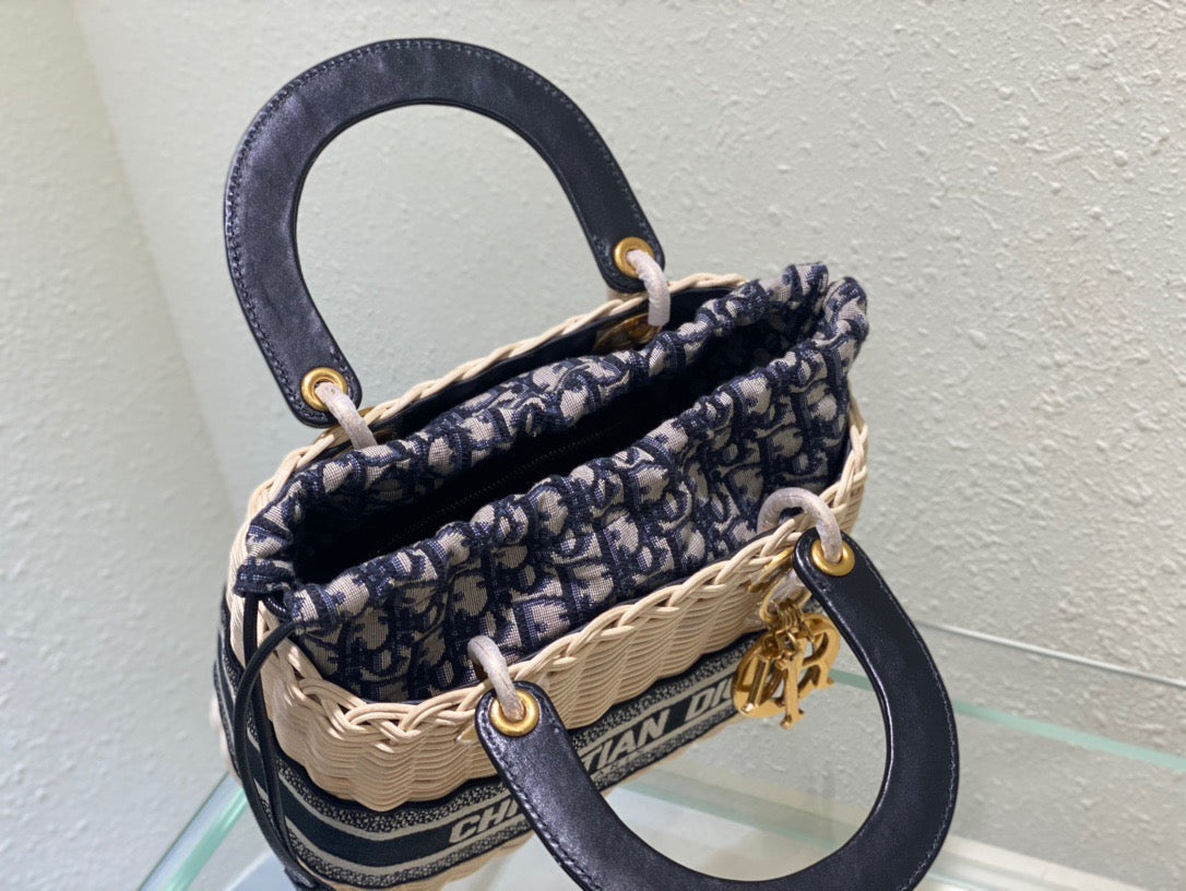 Top Quality Mini Lady Bag Black, For Women, Womens Handbags 17cm/6.5in CD M0505CMVO_M808