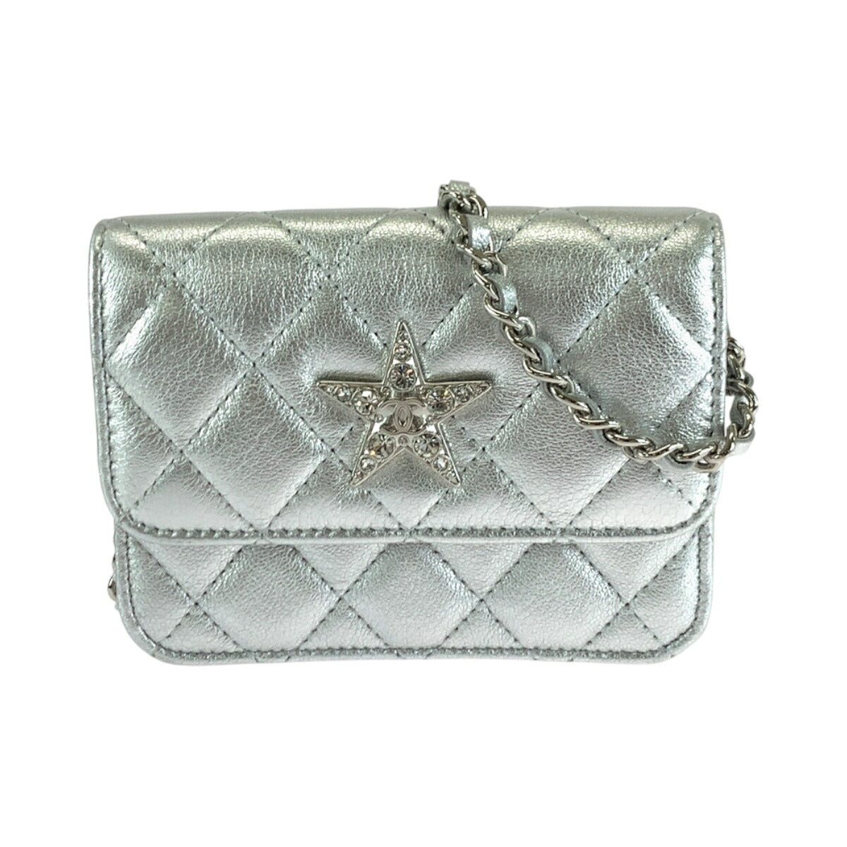 Chanel Coco Mark Star Lambskin Chain Shoulder Bag