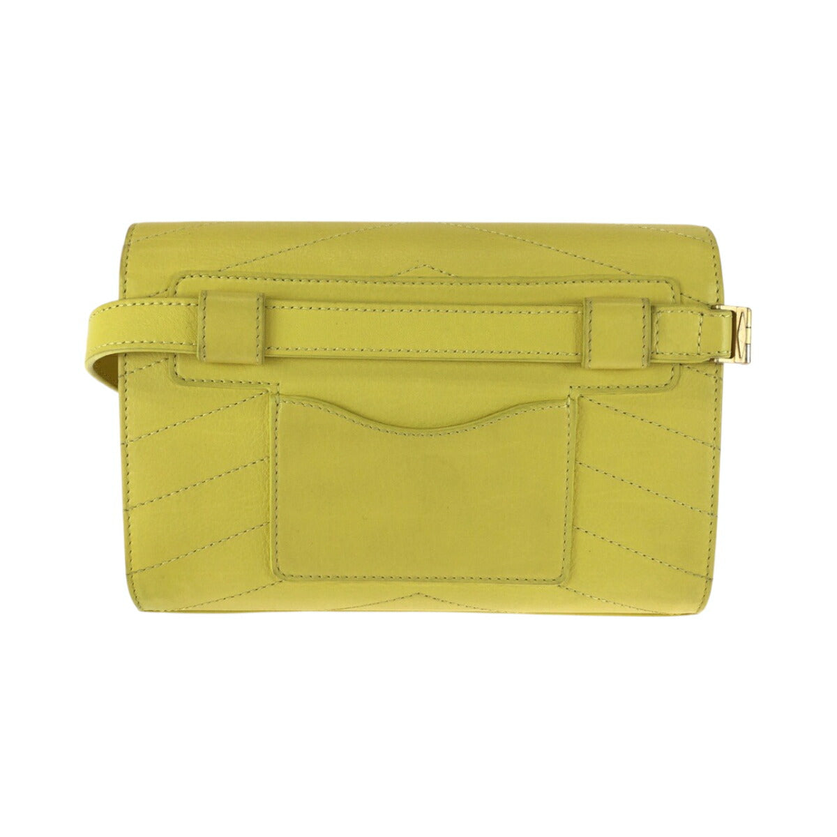 Chanel Chevron Stitch Calfskin 2way Chain Bag