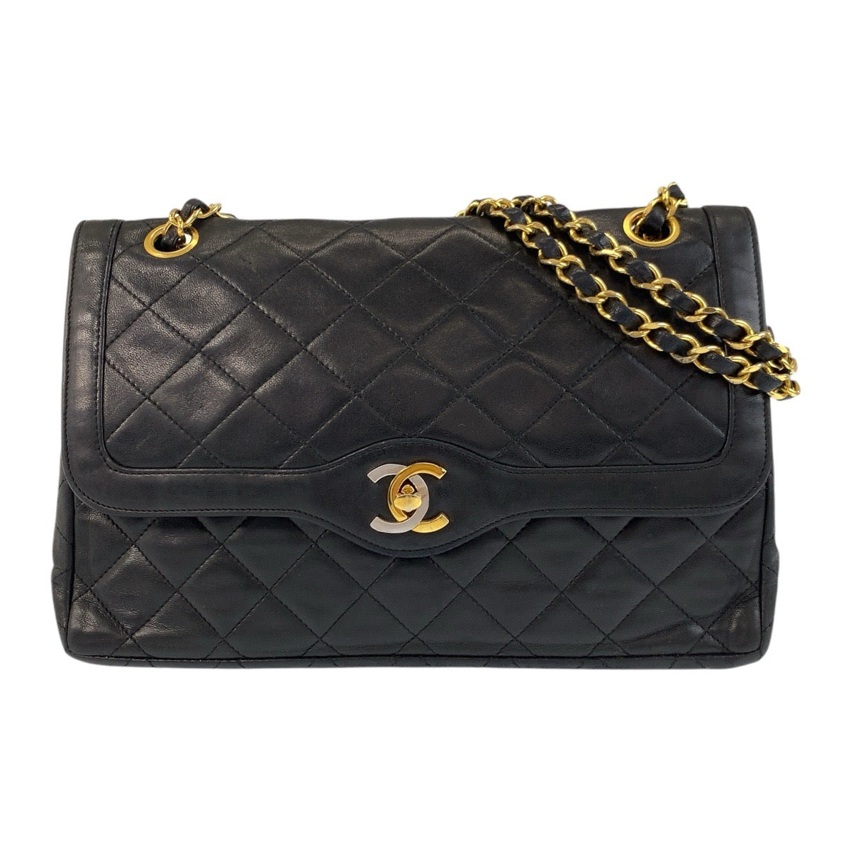 Chanel Matelasse Lambskin Shoulder Bag Paris Limited