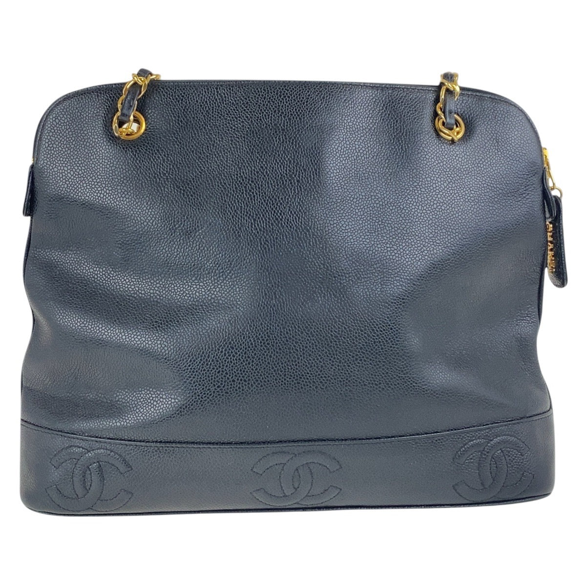 Chanel Triple Coco Mark Leather Shoulder Bag