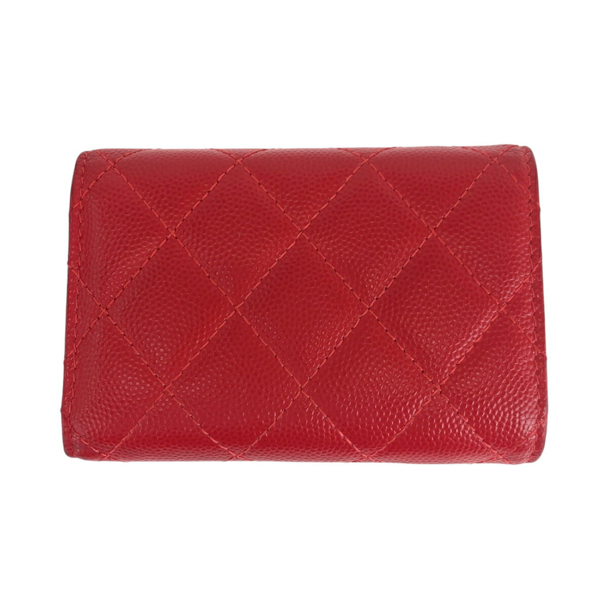 Chanel Matelasse Caviar Skin Compact Wallet