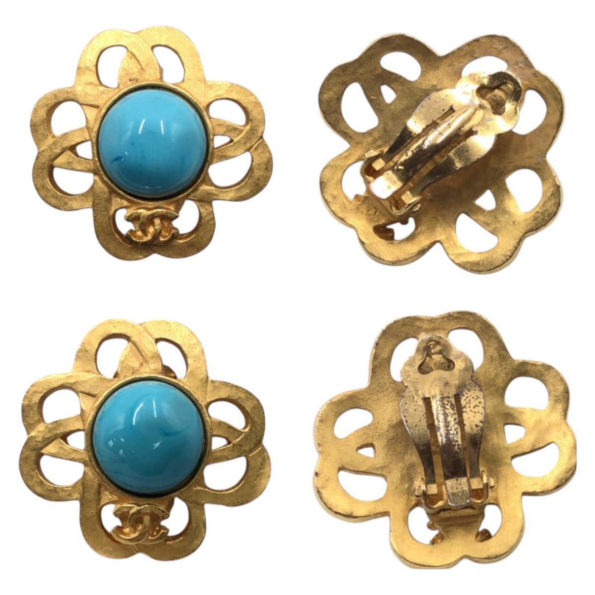 Chanel Coco Mark Gripoix Earrings